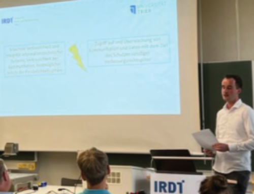 IRDT Kolloquium mit Gregor Hilger